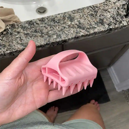 Soft Silicone Scalp Massager & Shampoo Exfoliator Brush