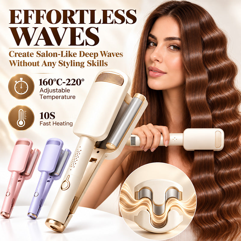 Curl Big Waves Instantly! No-Damage 32mm U-Barrel Curler