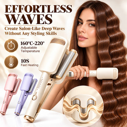 Curl Big Waves Instantly! No-Damage 32mm U-Barrel Curler