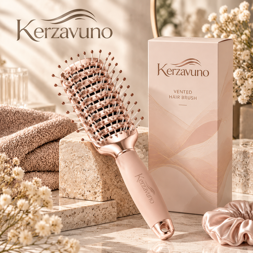 Kerzavuno® AirFlow Pro Vent Hair Brush