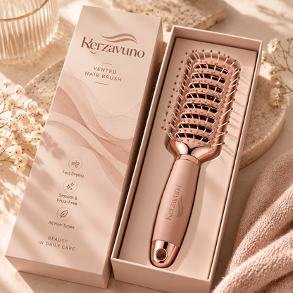 Kerzavuno® AirFlow Pro Vent Hair Brush