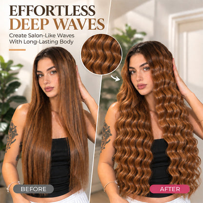 Curl Big Waves Instantly! No-Damage 32mm U-Barrel Curler