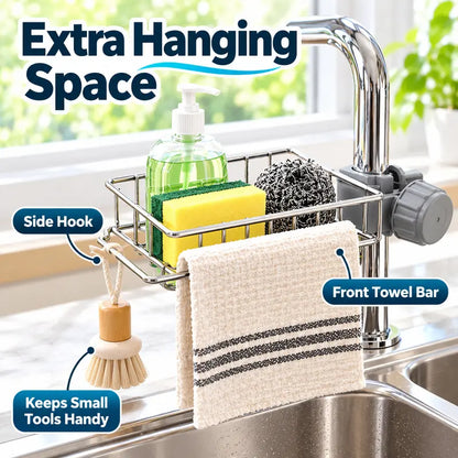 Stainless Steel Faucet Caddy Organizer - View 12