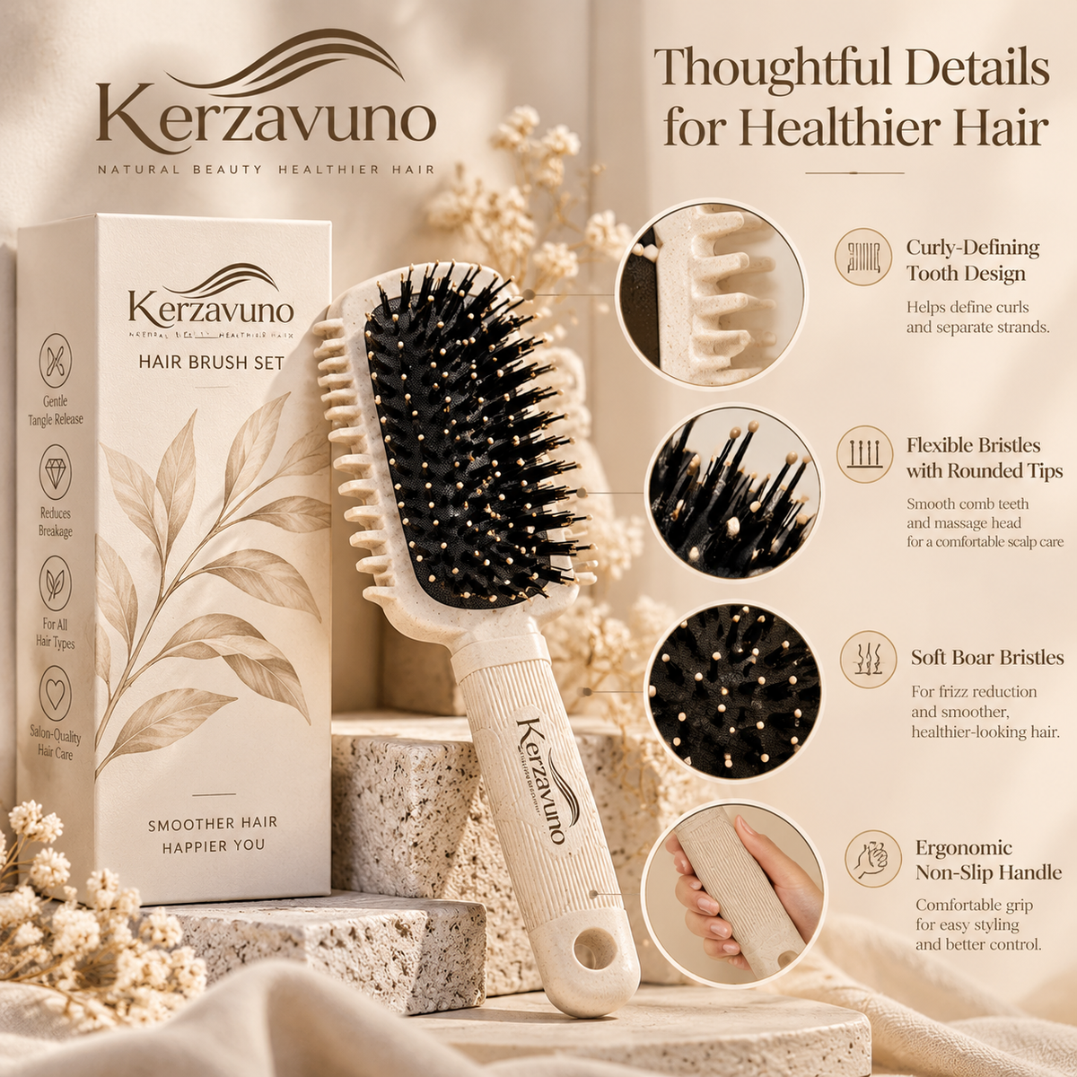 Kerzavuno CurlForm Sculpting Brush