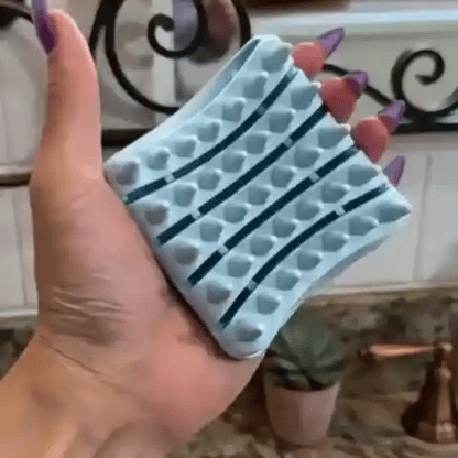 Soft Silicone Scalp Massager & Shampoo Exfoliator Brush