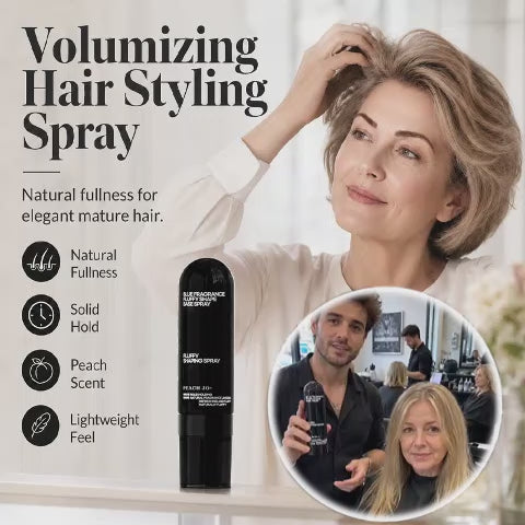 90ml Fluffy Hair Shaping Spray, Long‑Lasting Volumizing Mist with Sweet Peach Fragrance