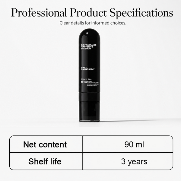 90ml Fluffy Hair Shaping Spray, Long‑Lasting Volumizing Mist with Sweet Peach Fragrance (good)