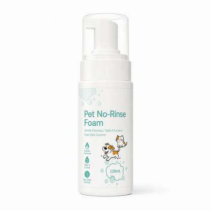 No-Rinse Pet Grooming Foam Package and Towel Demonstration